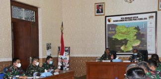 Tim Wasrik Itjen TNI Kunjungi Korem 082/CPYJ