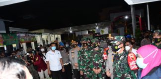 Danrem 082/CPYJ Dampingi Gubernur, Pangdam dan Kapolda Kunker di Jombang