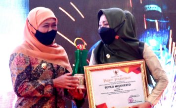 Minim Kecelakaan Kerja, Kabupaten Mojokerto Raih Penghargaan K3