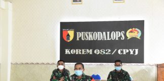 Korem 082/CPYJ Menerima 87 Bintara Dikjurba Otsus TNI AD untuk Papua Barat