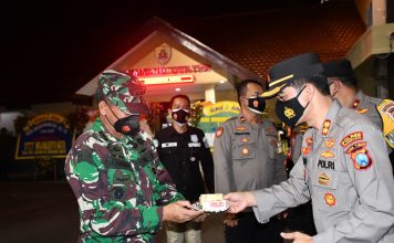 HUT Bhayangkara ke 75, Danrem 082/CPYJ Bikin Kejutan di Mapolresta Mojokerto