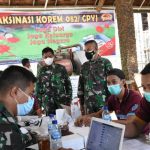 Korem 082/CPYJ Menggelar Vaksinasi Covid 19