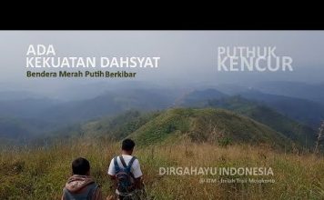 Dirgahayu Indonesia, ITM Kibarkan Bendera Merah Putih di Puthuk Kencur