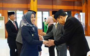 Tiga Pejabat Fungsional dan Dua Pimpinan Tinggi Pemkot Mojokerto Dilantik