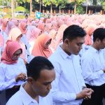 Ratusan PPPK di Kabupaten Mojokerto hendak menerima SK pengangkatan, Senin (29/4/2024). IM.com/Uyo/