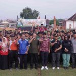 Pj Wali Kota Mojokerto, Moh Ali Kuncoro (tengah) usai membuka seleksi Gala Siswa Indonesia (GSI) 2024.