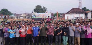 Pj Wali Kota Mojokerto, Moh Ali Kuncoro (tengah) usai membuka seleksi Gala Siswa Indonesia (GSI) 2024.