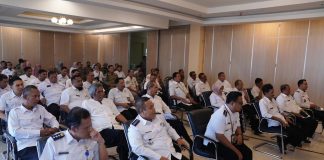 Sosialisasi Pengumpulan Informasi Peredaran BKC ilegal di Ruang Prajna Wibawa, MPP Gajah Mada, Rabu (15/5/2024).