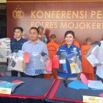 Rilis ungkap kasus Polres Mojokerhto, Rabu (22/5/2024). IM.com/Tyan/