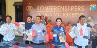 Rilis ungkap kasus Polres Mojokerhto, Rabu (22/5/2024). IM.com/Tyan/