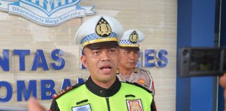 Kasatlantas Polres Jombang, AKP Nur Arifin. IM.com/Karimatul Maslahah/