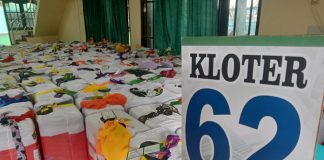 Koper CJH dikumpulkan di Kemenag Kabupaten Jombang, Sabtu (25/5/2024). IM.com/Karimatul Maslahah/