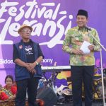 Plt Bupati Sidoarjo, Subandi membuka festival toleransi 2024. IM.com/Yoga/