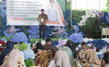 Plt Bupati Sidoarjo Dorong UMKM Naik Kelas dengan e-Katalog Plt Bupati Sidoarjo Subandi saat melaunching kerjasama dan kemitraan antara pelaku usaha mikro, kecil dan menengah (UMKM) dan pengusaha, Kamis (6/6/2024).