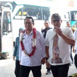 Pj Wali Kota Mojokerto M Ali Kuncoro Menyambut kedatangan Ketua tim dan rombongan penilai dari Provinsi Jawa Timur di Rumah Rakyat Kota Mojokerto, Rabu (12/6/2024). IM.com/Erik/