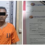 Pria asal Mojokerto diamankan polisi di Surabaya usai mencuri kabel Dinamo ratusan juta. IM.com/Addy/