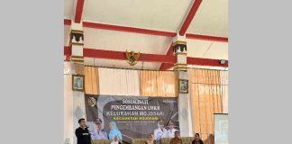 Sosialisasi pengembangan UMKM di kelurahan Mojosari, Mojokerto.