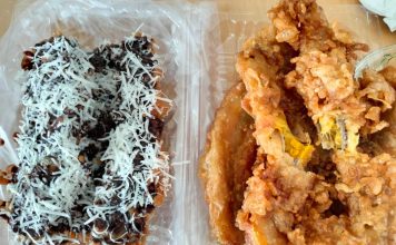 Manis dan Kriuknya Pisang Goreng Tanduk di Jombang, Si Doi Konco Ngopi Pisang goreng tanduk di Jombang varian rasa original dan coklat keju. IM.com/Karimatul Maslahah/
