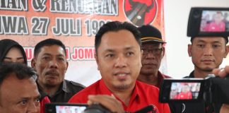 Sekretaris DPC PDIP Kabupaten Jombang, Donny Anggun. IM.com/Karimatul Maslahah/