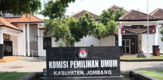 Kantor Komisi Pemilihan Umum (KPU) Kabupaten Jombang. IM.com/Karimatul Maslahah/