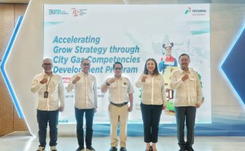 Kick Off Program Pengembangan Kompetensi City Gas di PGN pada Senin, 5 Agustus 2024.