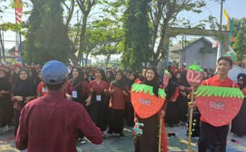 Proses pemilihan Ketua OSIS SMAN 1 Kutorejo.