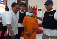 Pelaku tindak penjualan orang diamankan Satreskrim Polresta Mojokerto, Selasa (10/9/2024). IM.com/Erix