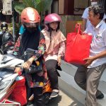 Bantuan sembako dan alat jalan ke penyandang disabilitas kurang mampu di Kota Mojokerto, Rabu (11/9/2024).