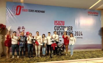 Rayakan 50 Tahun Isuzu di Indonesia.