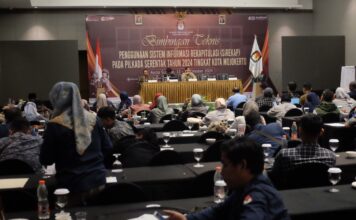 KPU Kota Mojokerto Simulasi Kesiapan PPK Hitung dan Rekap Suara di Sirekap