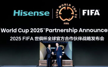 Hisense Menjadi Mitra Resmi untuk Turnamen Terbaru FIFA Club World Cup™