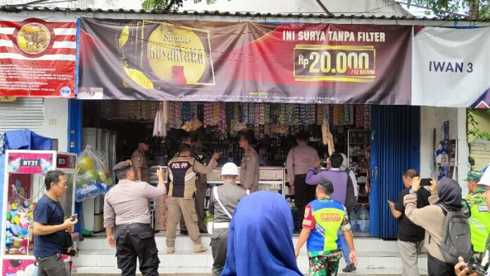 Razia rokok ilegal di Kota Mojokerto