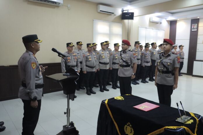 Sertijab Kasat Reskrim Polres Mojokerto