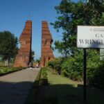 Gapura Wringin Lawang di sore hari. IM.com/Karimatul Maslahah/