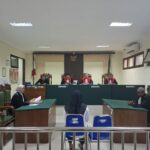 Sidang ibu bunuh bayi kandungnya sendiri di PN Jombang, Selasa (5/8/2025). IM.com/Karimatul Maslahah/