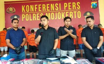 Nekat! Bobol Rumah Kosong di Mojokerto, Pria Sidoarjo Berakhir Disini Kasatreskrim Polres Mojokerto, AKP Fauzy Pratama saat memberikan keterangan./bongkah.id/Karimatul Maslahah/