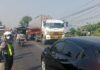 petugas kepolisian saat melakukan olah TKP. IM.com/Karimatul Maslahah/