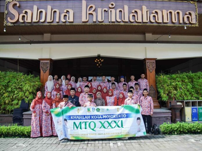 Kafilah Kota Mojokerto diberangkatkan ke Jember untuk mengikuti MTQ ke-31 tingkat Jawa Timur pada 11–21 September 2025.