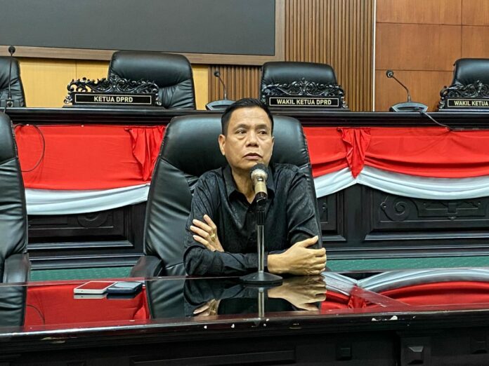 Ketua DPRD Jombang Hadi Atmaji./im.com/Karimatul Maslahah/
