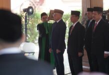 pelantikan 53 pejabat di Pemkot Mojokerto.