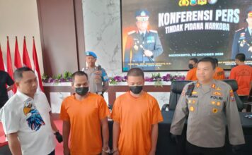 Satnarkoba Polres Mojokerto Kota Gagalkan Penyelundupan 1 Kg Sabu Senilai Rp1,3 Miliar