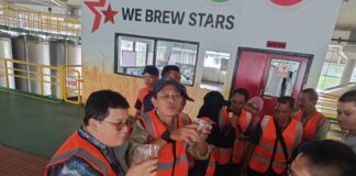 PWI Mojokerto Raya Kunjungi Pabrik Bir Bintang, Lihat Langsung Proses Produksi Ramah Lingkungan