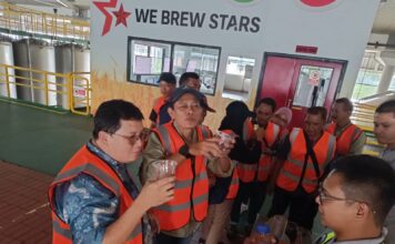 PWI Mojokerto Raya Kunjungi Pabrik Bir Bintang, Lihat Langsung Proses Produksi Ramah Lingkungan