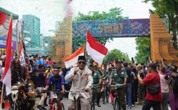 Gerak Jalan Mojokerto–Surabaya 2025 Berangkat, Ribuan Peserta Semangat Menempuh 55 Km