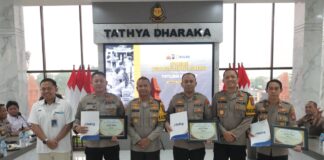Sinergi Polres Mojokerto dan Bulog Distribusikan Beras SPHP 753,8 Ton
