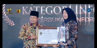 Kota Mojokerto Meraih Penghargaan Badan Publik Informatif KI Jawa Timur