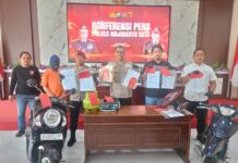 Curanmor Menyamar ala Wanita, Gondol Vario di Rumah Kos Kota Mojokerto