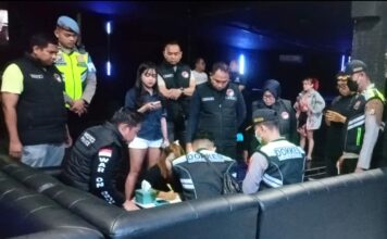 Jelang Nataru 2026, Polres Mojokerto Kota Razia Tempat Hiburan Malam