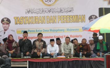 Bupati Mojokerto Al Barra Resmikan Jalan Antar Desa Mojowono – Mojokembang Kemlagi