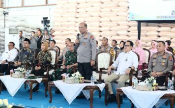 Perkuat Ketahanan Pangan, Presiden Resmikan Gudang Jagung Polda Jatim